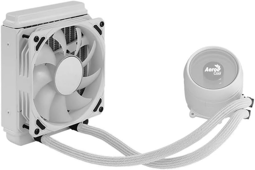 Aerocool MIRAGEL120W - Raffreddamento a Liquido CPU, Bianco - immagine 4