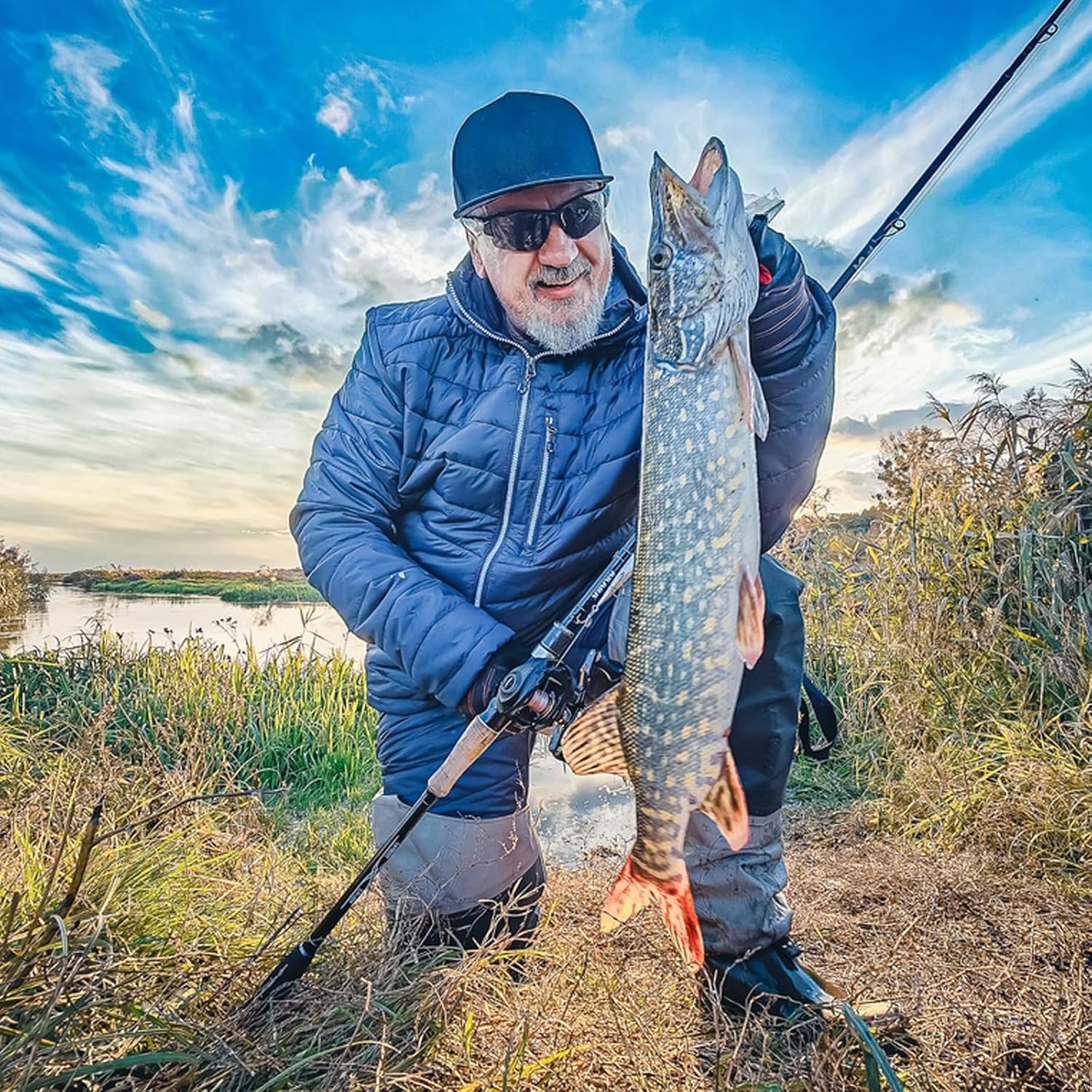 Raprance Traspirante Stockingfoot Vita Alta Pesca Wading Pants Waders - immagine 3