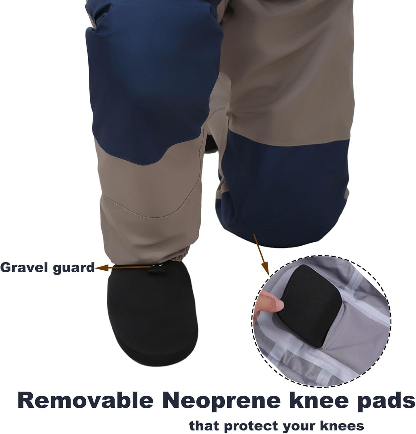 Raprance Traspirante Stockingfoot Vita Alta Pesca Wading Pants Waders - immagine 5