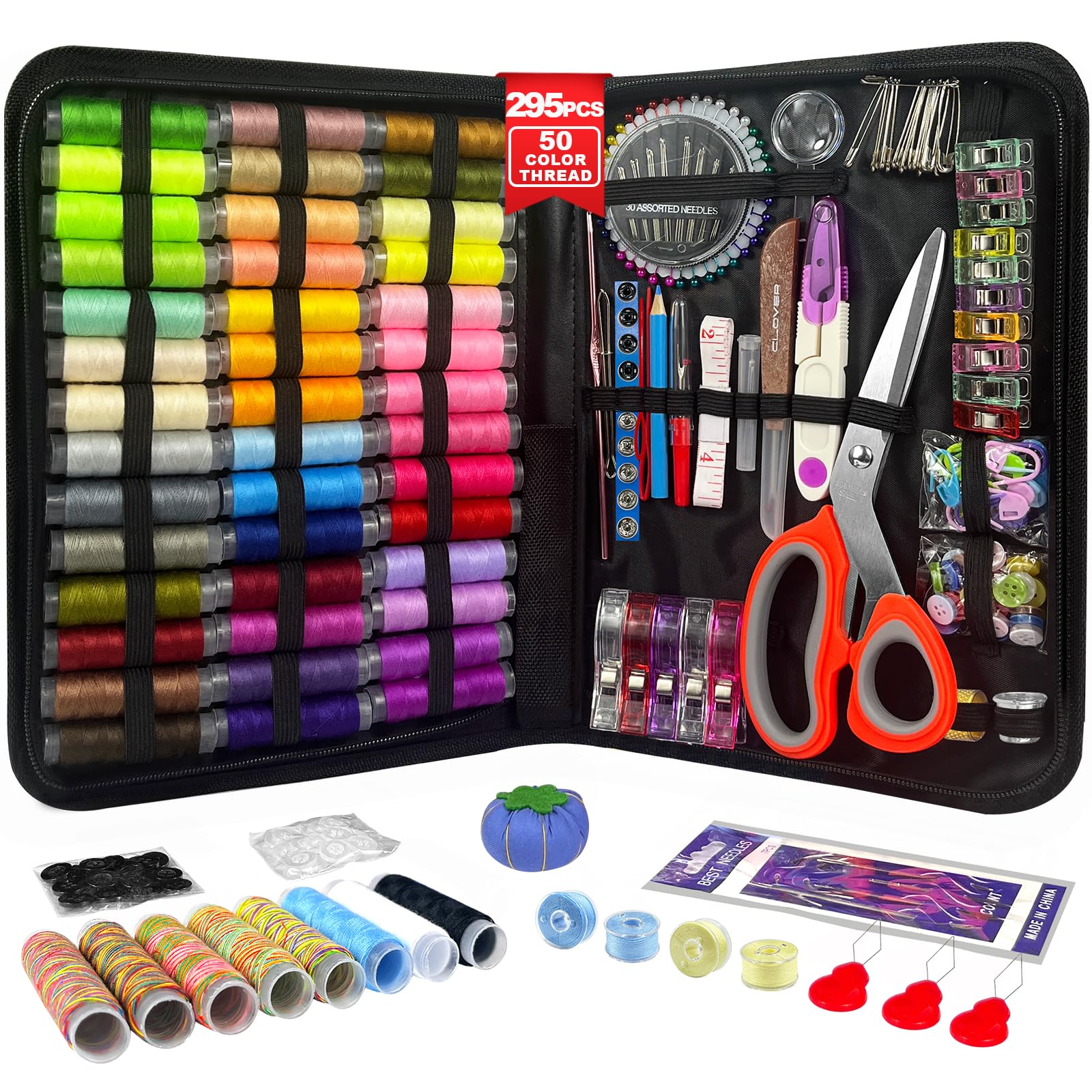 Set da Cucito Professionale 50 Colori