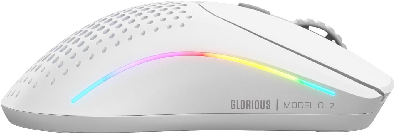 Glorious Model O 2 Mini Wireless Gaming Mouse - Bianco - immagine 13