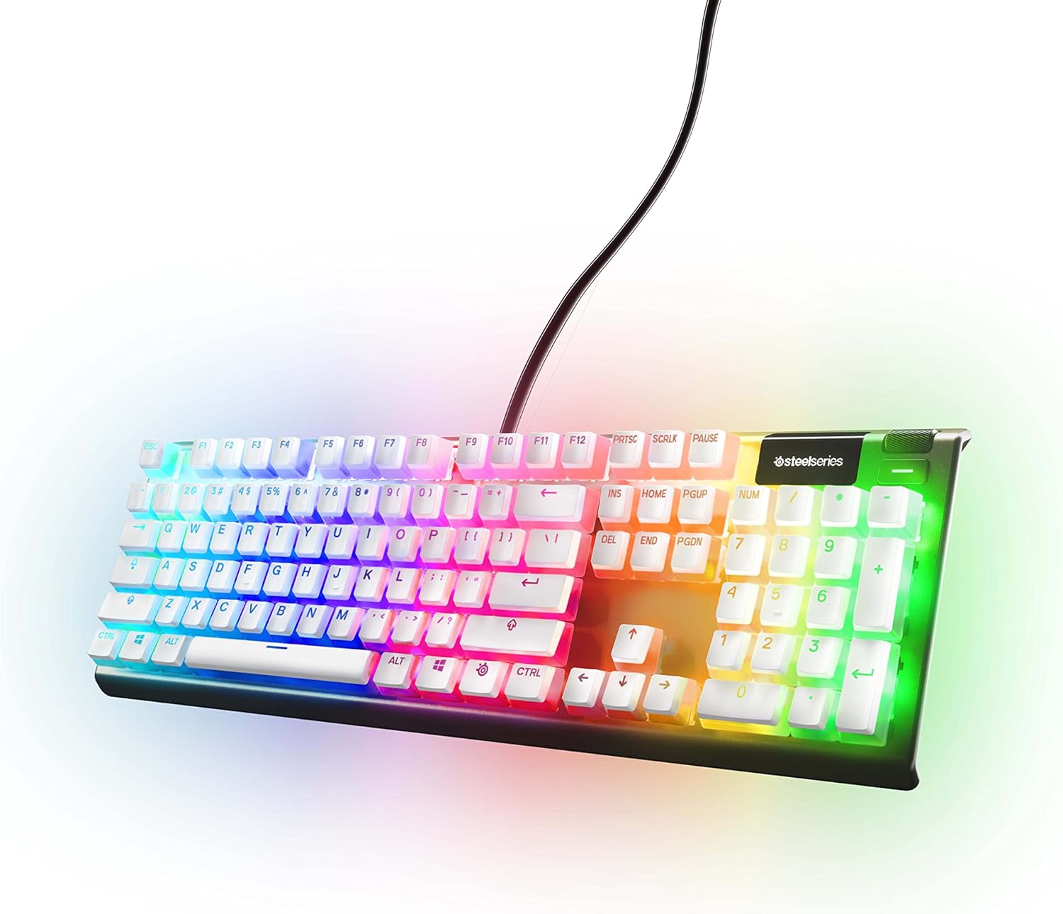 Steelseries PrismCaps - Copritasteri PBT Doppio Colpo, Bianco - immagine 2
