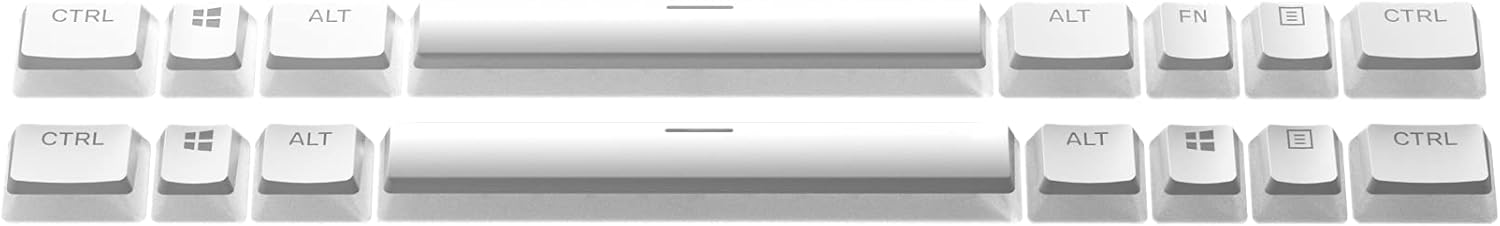 Steelseries PrismCaps - Copritasteri PBT Doppio Colpo, Bianco - immagine 4