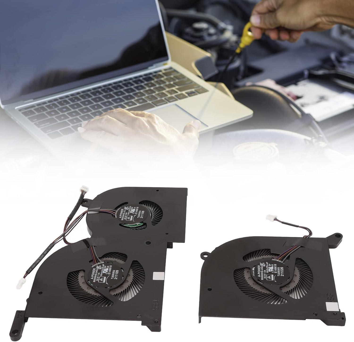 Ventola di Raffreddamento CPU per MSI GS66 - immagine 8