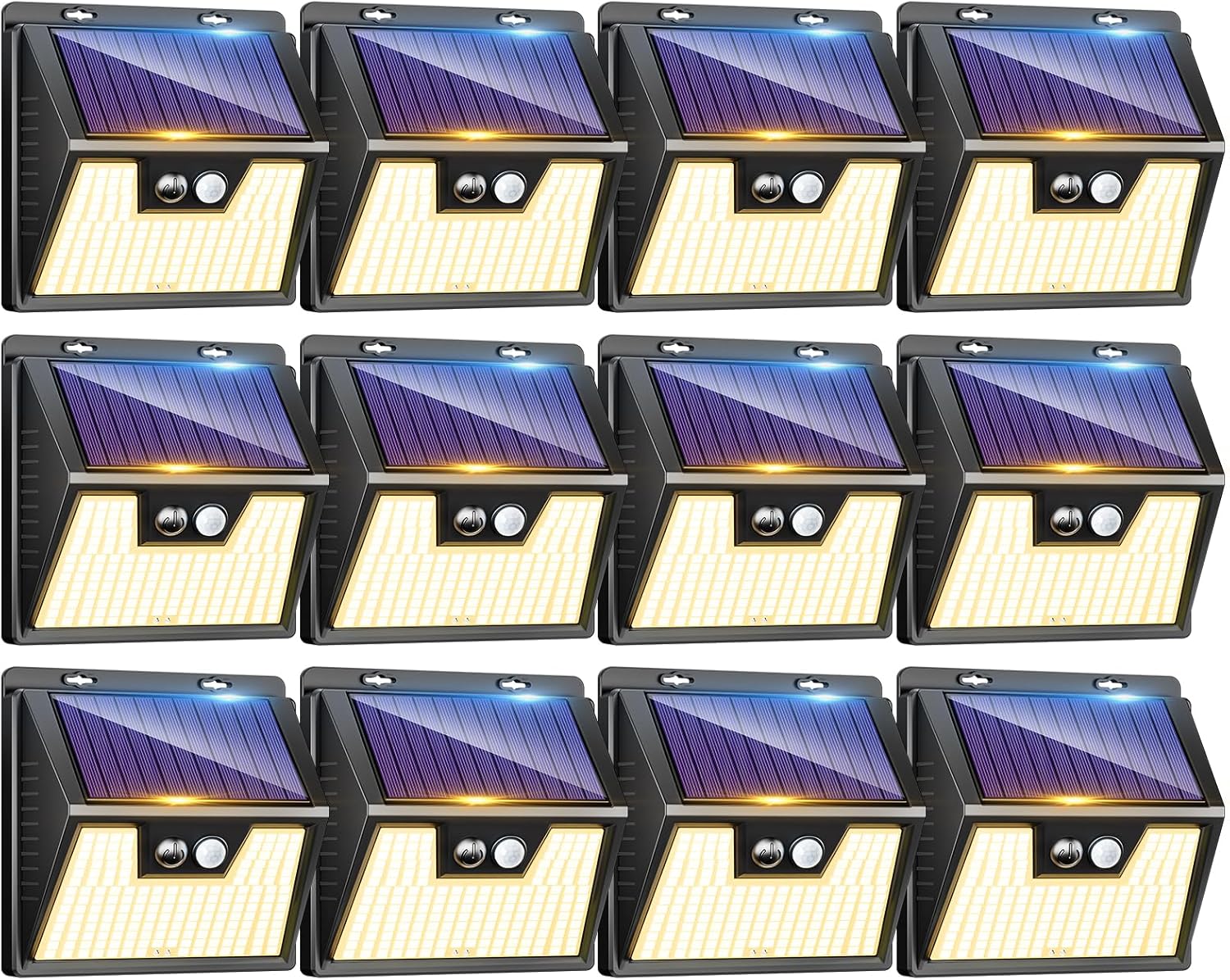 Lotmos 12 Pezzi Luce Solare LED Esterno 176 LED - immagine 1