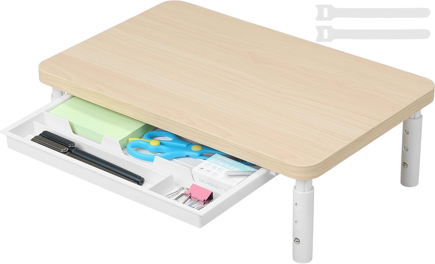 Ethu Supporto Monitor Regolabile con Cassetto, 20KG