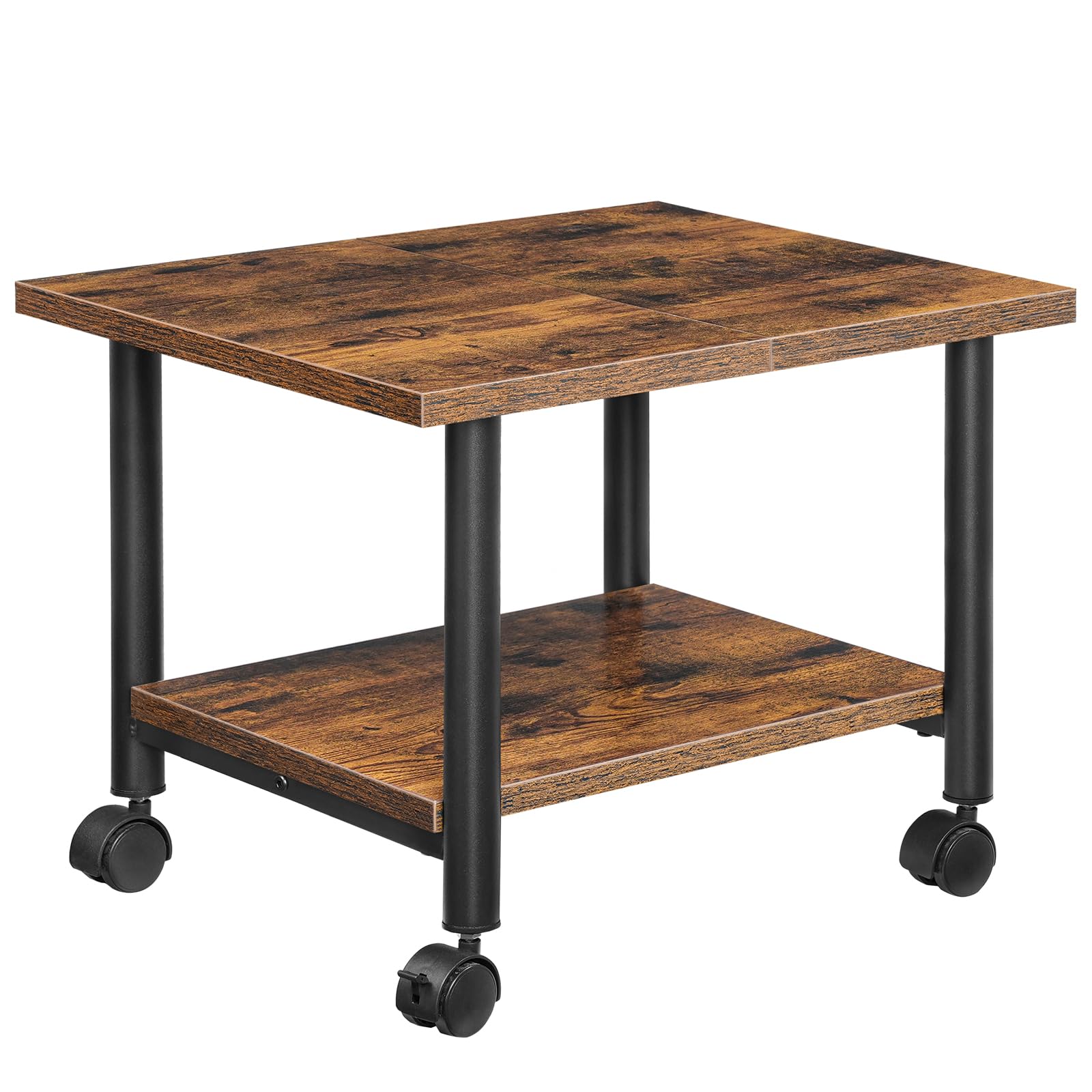 Hoobro Supporto per Stampante 2 Ripiani con Rotelle