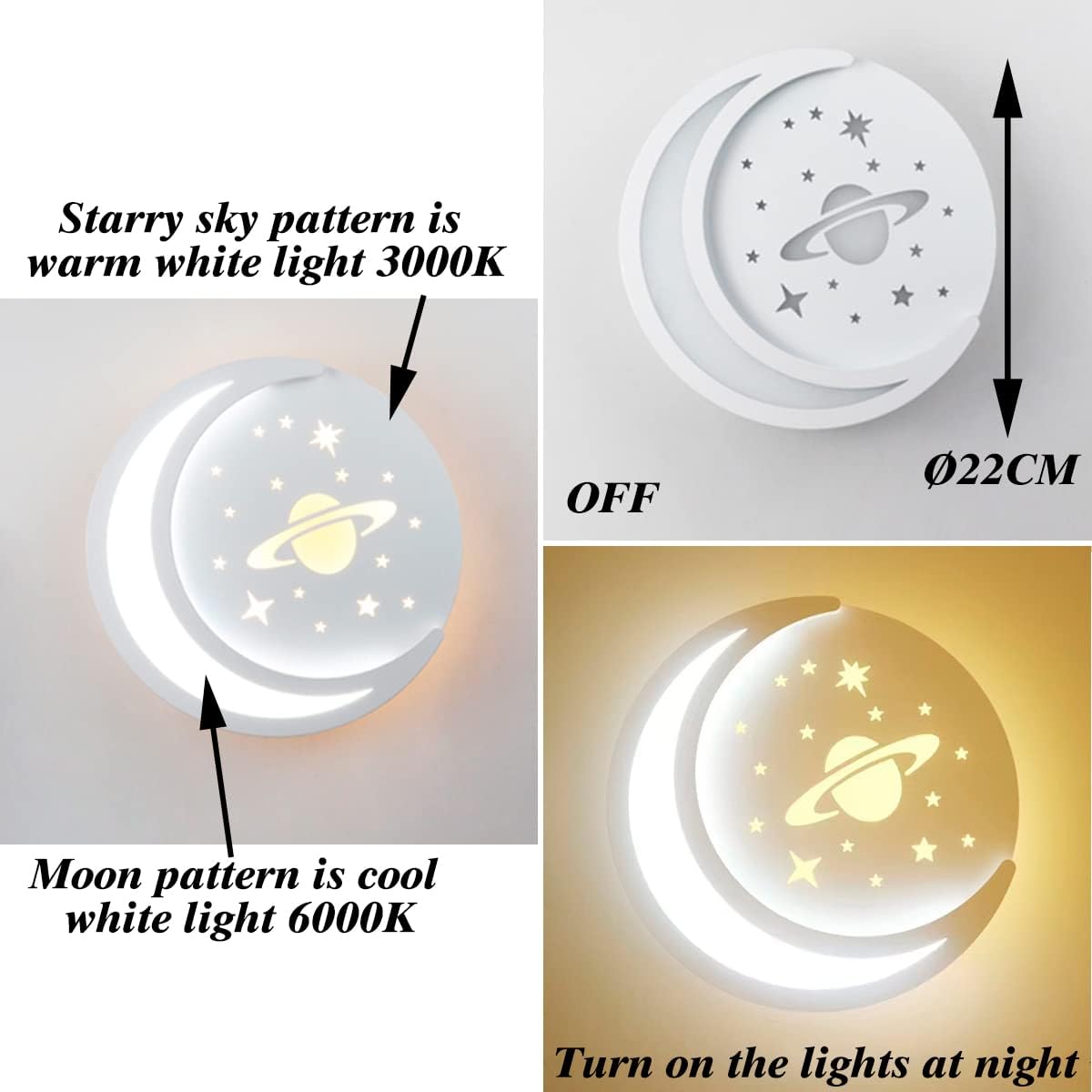 Ztwleed Applique da Parete Interno LED 14W - immagine 5