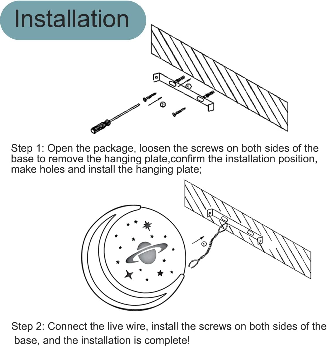Ztwleed Applique da Parete Interno LED 14W - immagine 6