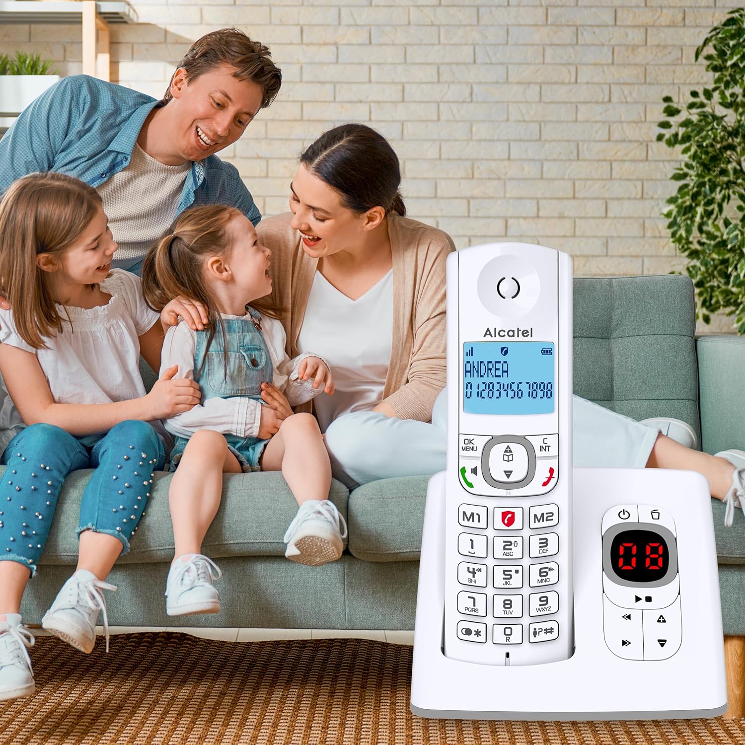 Alcatel F530 Voice Trio - Telefono Cordless DECT - immagine 4