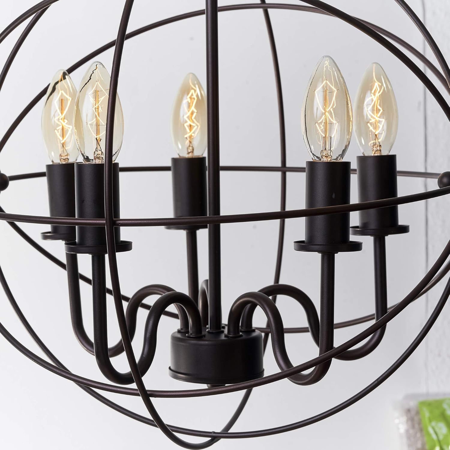 Opis PL1 Lampada Soffitto Vintage Industriale Ø40cm - immagine 6