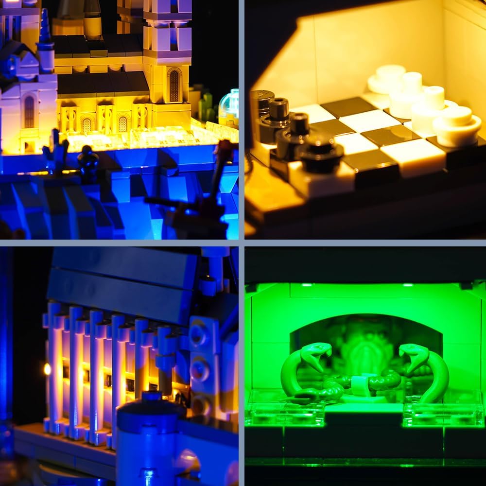 Set Luci LED per Lego 76419 Hogwarts Castle and Grounds - immagine 3