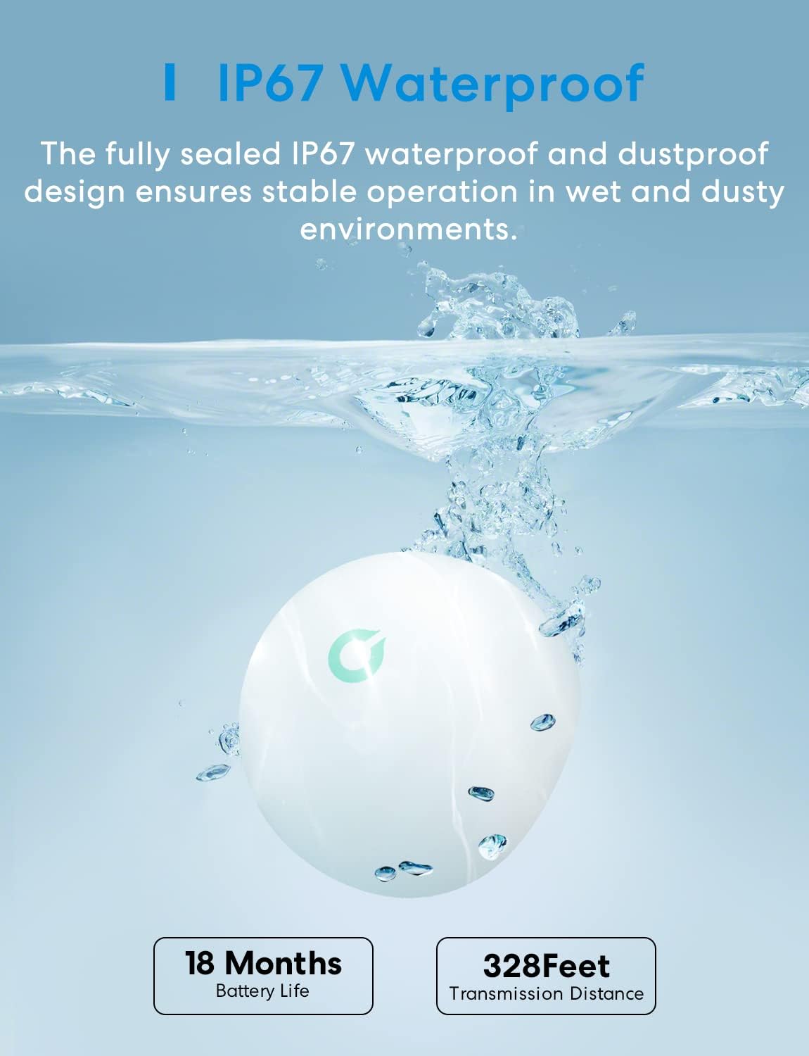 Meross 3 Rivelatori Acqua Smart per Apple HomeKit - immagine 5