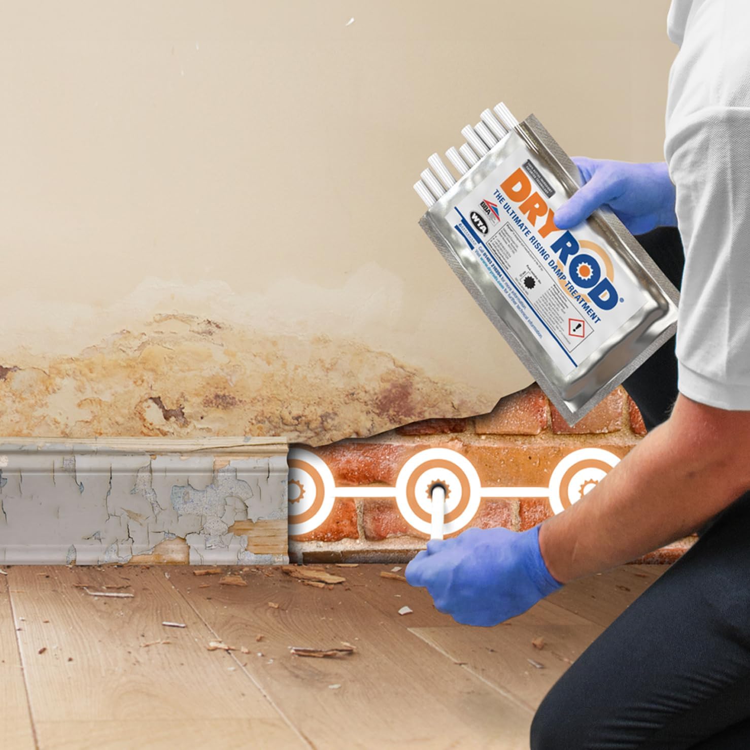 Dryrod Barriera Anti Umidità (10 Pezzi x 3) - immagine 2