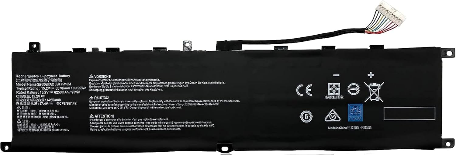 Askc BTY-M6M Batteria per MSI GS66 Stealth - immagine 1
