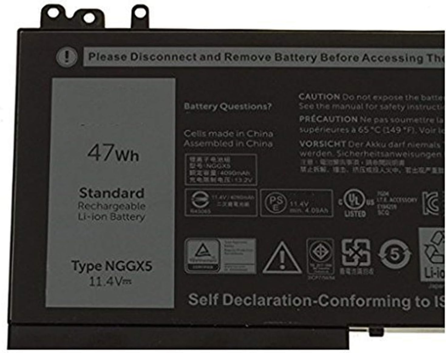 Batteria di ricambio per Dell Latitude E5270 E5470 E5570 - immagine 2