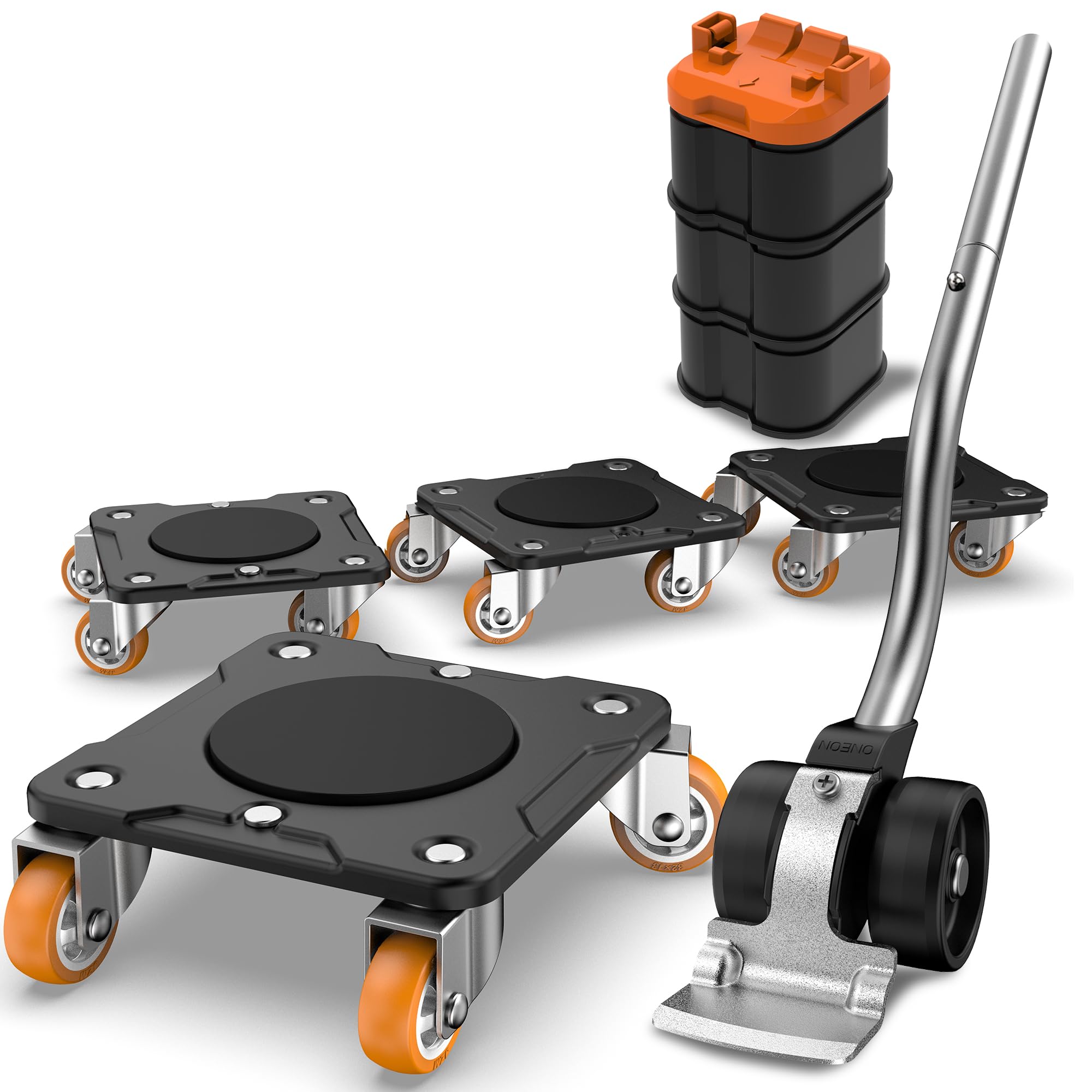 Oneon Spostamento Mobili Plus - Pannelli Acciaio Pieno