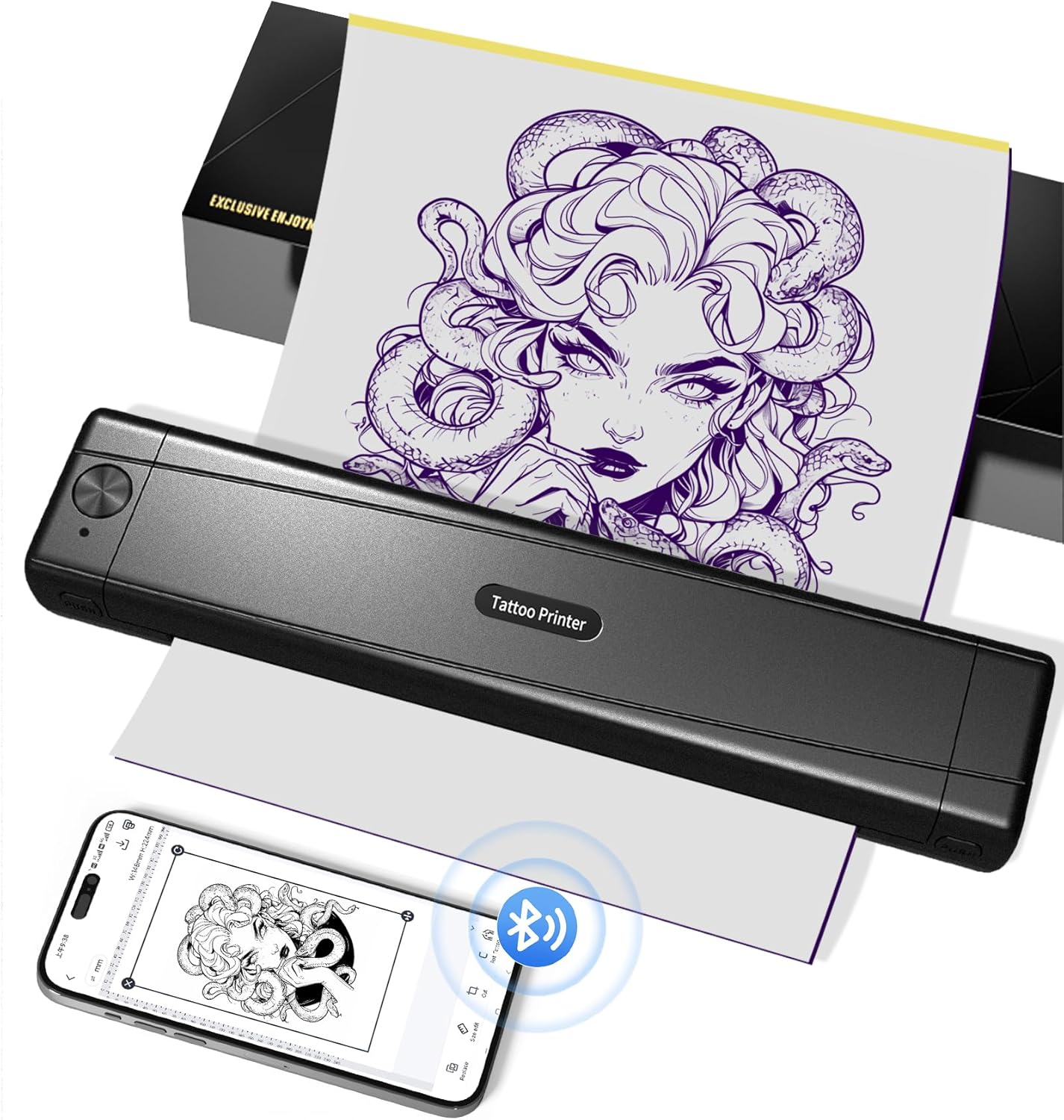 Tattmuse Stampante Stencil Tattoo Bluetooth - immagine 1