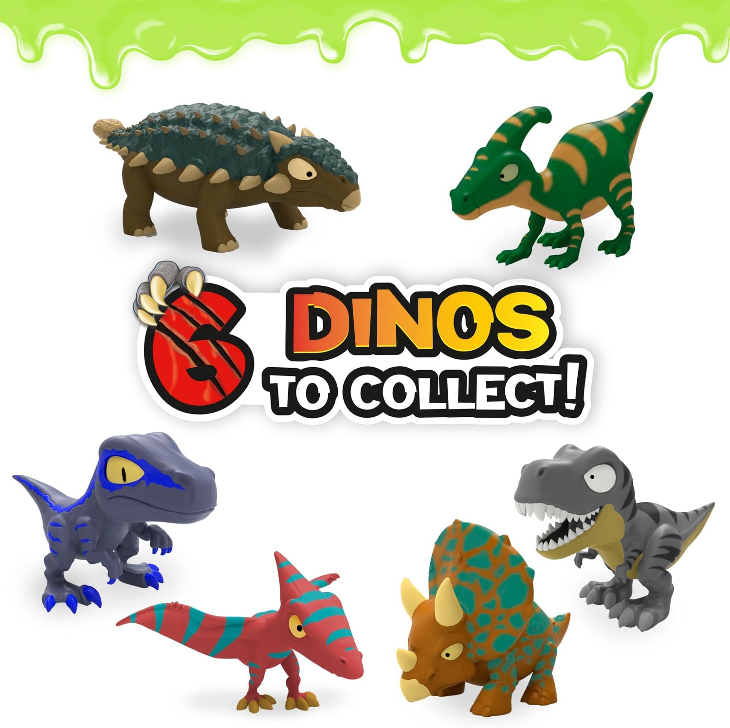 CRAZE Magic Slime 18 Foil Bag 75ml con Dinorex - immagine 3