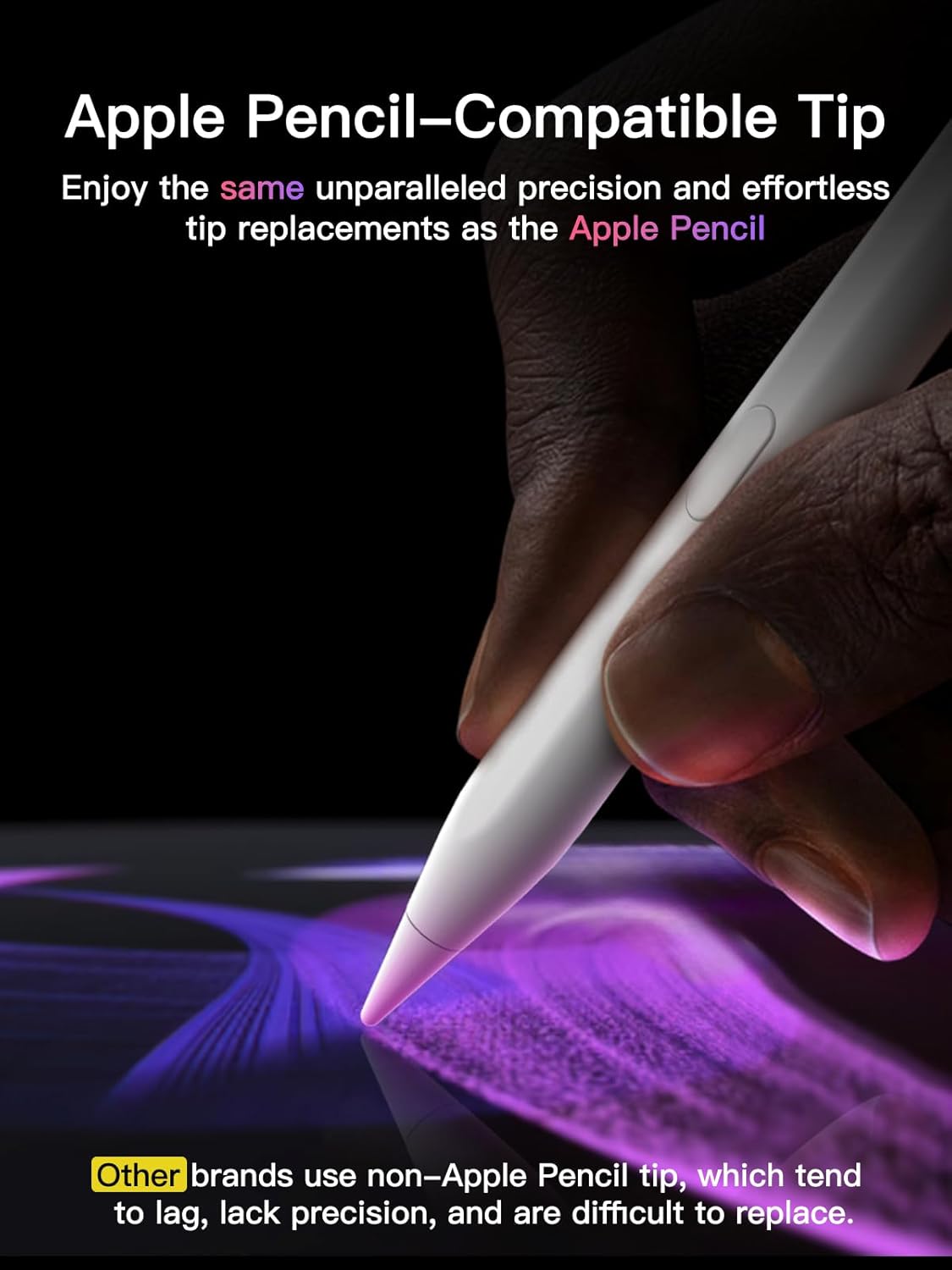 Penna per iPad 2018-2025 con Ricarica Rapida, Bianco - immagine 2