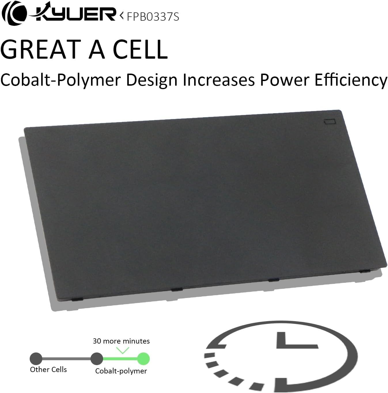 K Kyuer Batteria Laptop 45Wh per Fujitsu Lifebook - immagine 7