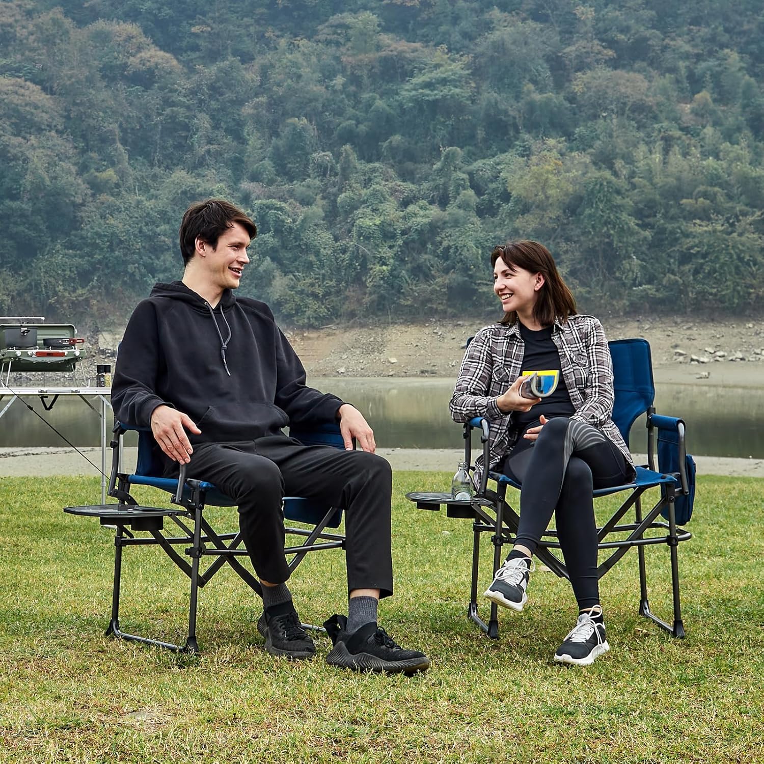 Ever Advanced Sedia da Campeggio Pieghevole 160KG - immagine 2