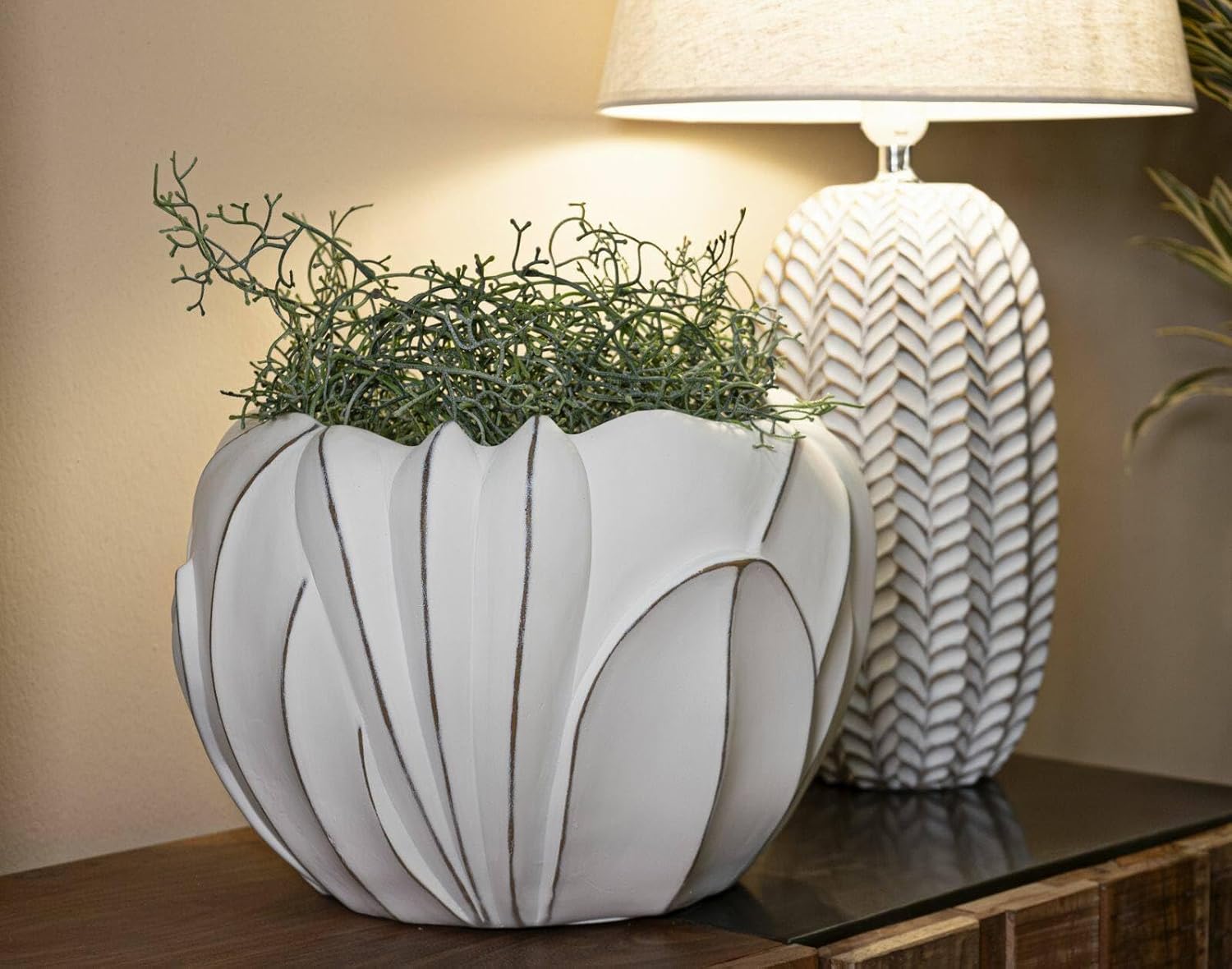 Dmora Vaso Paranapanema - Complemento d'Arredo Bianco - immagine 1