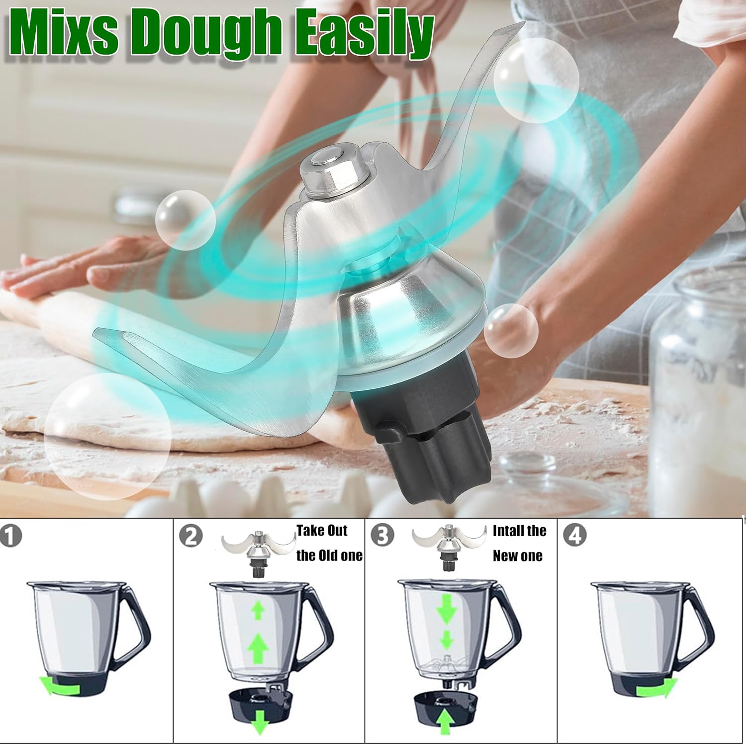 Arcets Coltello Impasto per Bimby TM31 - immagine 5