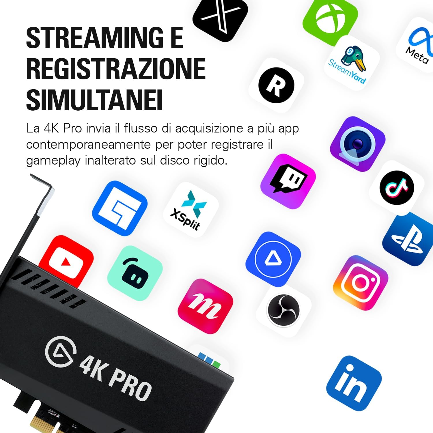 Elgato 4K Pro - Scheda Acquisizione Interna 8K60/4K60 HDR10 - immagine 7
