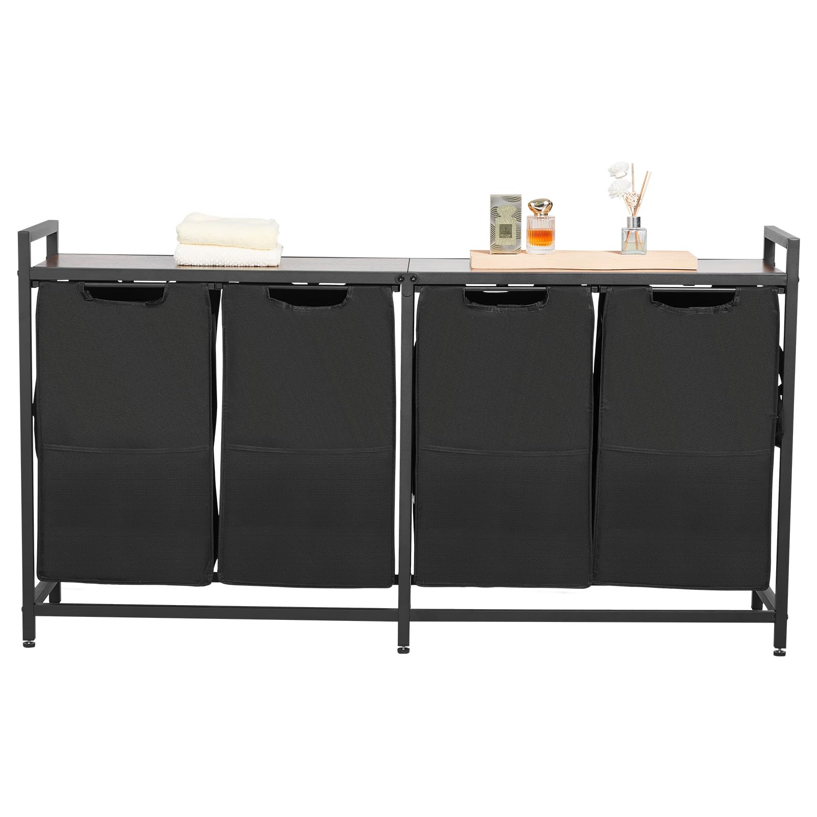 Vevor Cesto Portabiancheria con Piano in Legno