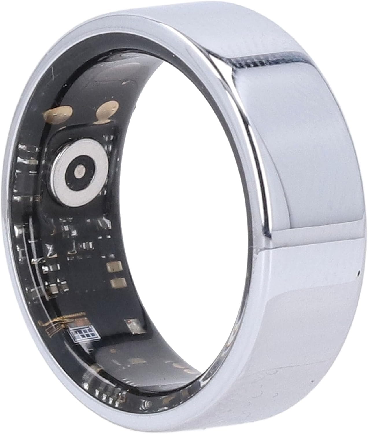 Vikye Smart Ring Health Tracker - Anello Fitness, Silver - immagine 1