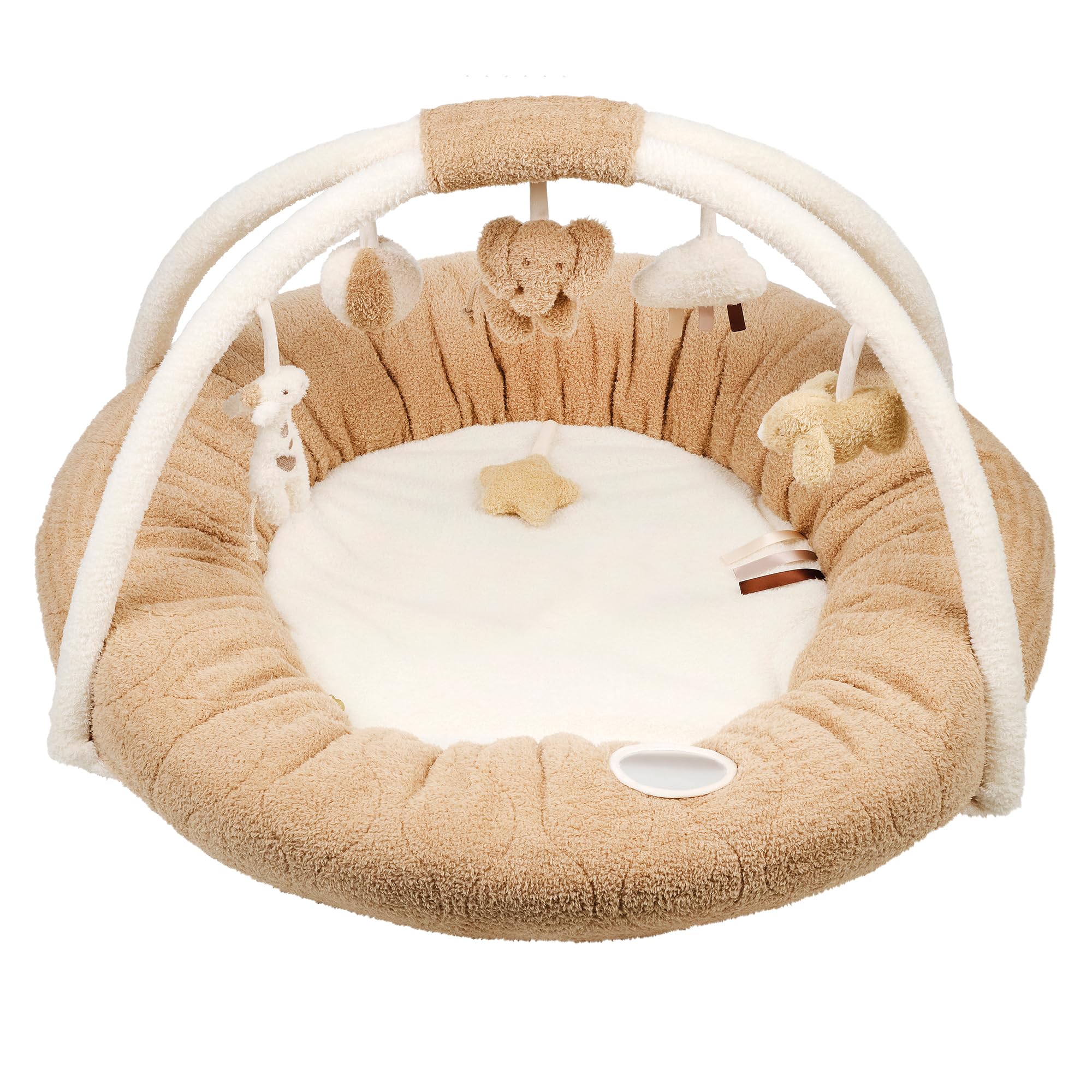 Nattou Playmat Rectangular with Arch TEDDY, 90 cm, Teddy Ecru Caramel
