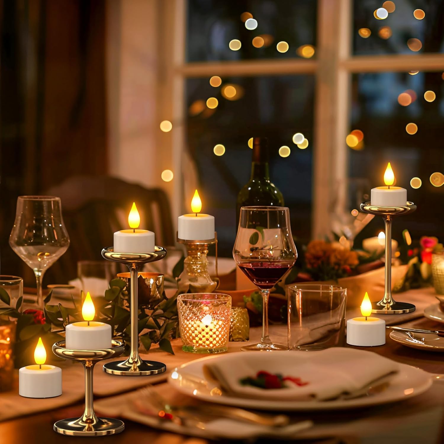 PChero 12 Candele LED Ricaricabili con Telecomando - immagine 4