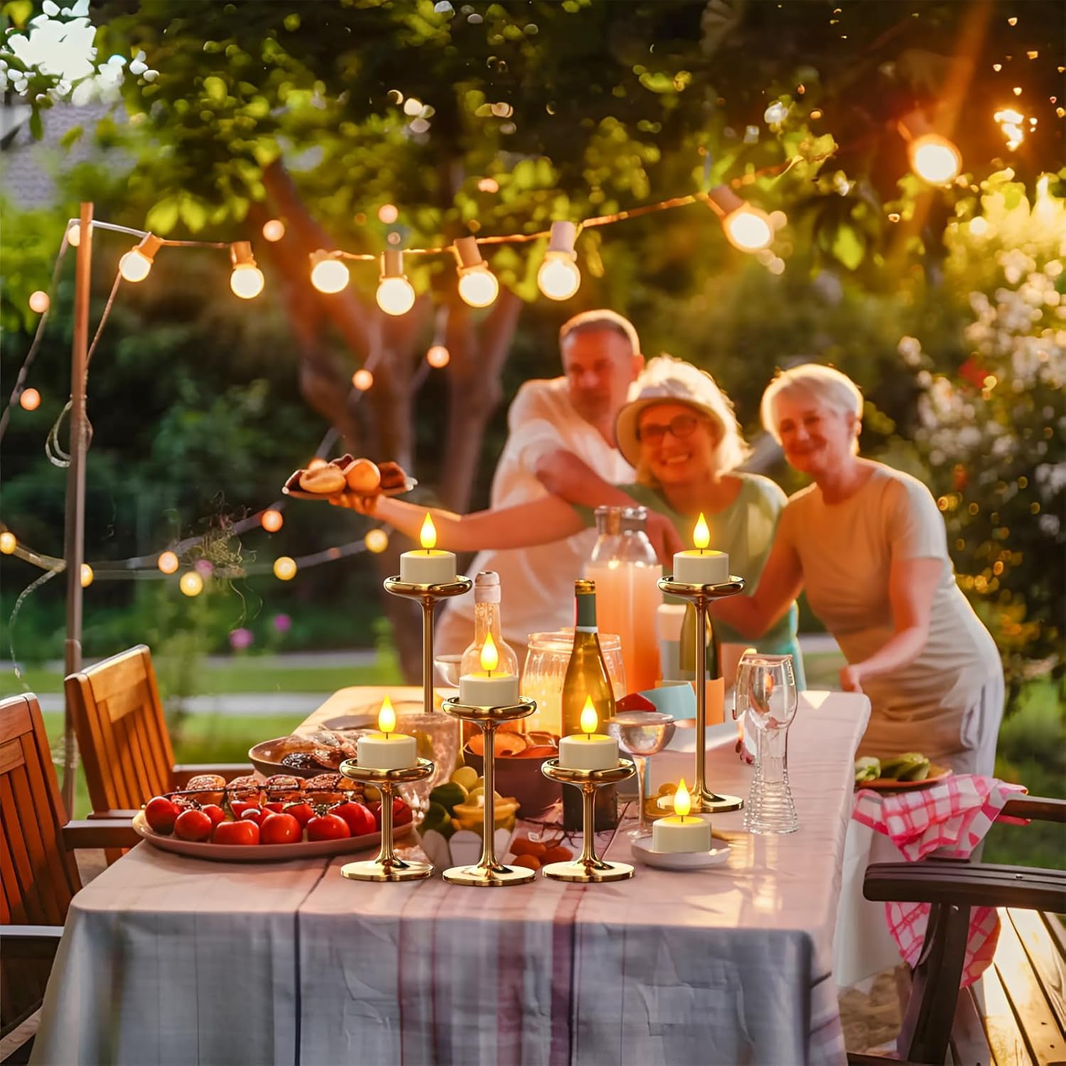 PChero 12 Candele LED Ricaricabili con Telecomando - immagine 8