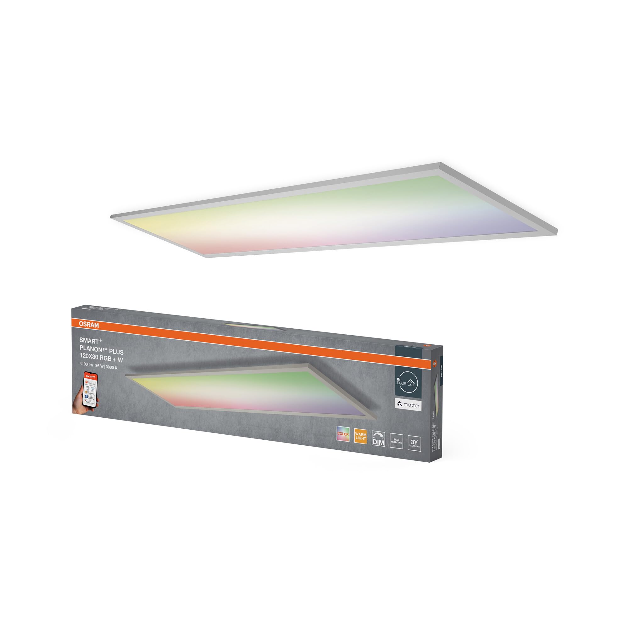 Osram SMART+ Matter PLANON PLUS Pannello LED RGBW 1200x300mm