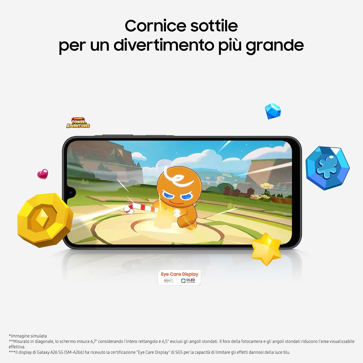 Samsung Galaxy A26 5G - Smartphone 128GB, Black - immagine 6