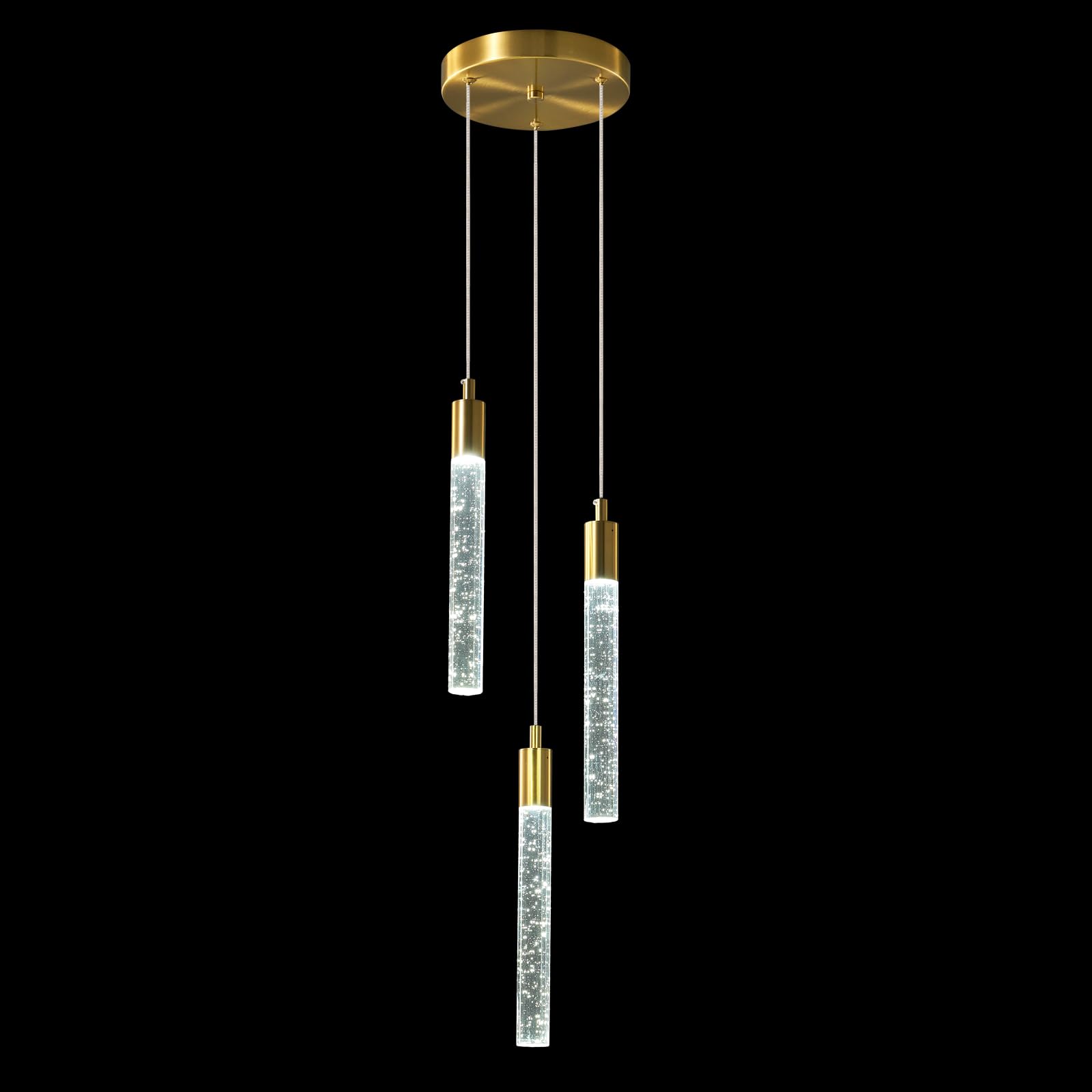 Moderna Lampada a Sospensione a LED Gold Mini (3 Luci)