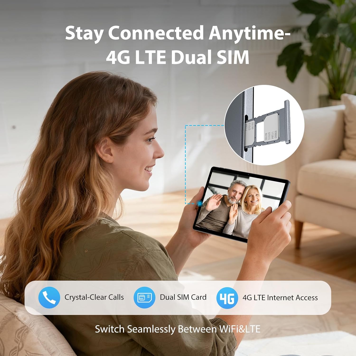 Tablet 2K 11 Pollici Android 16 con Tastiera e Mouse (Grigio) - immagine 4