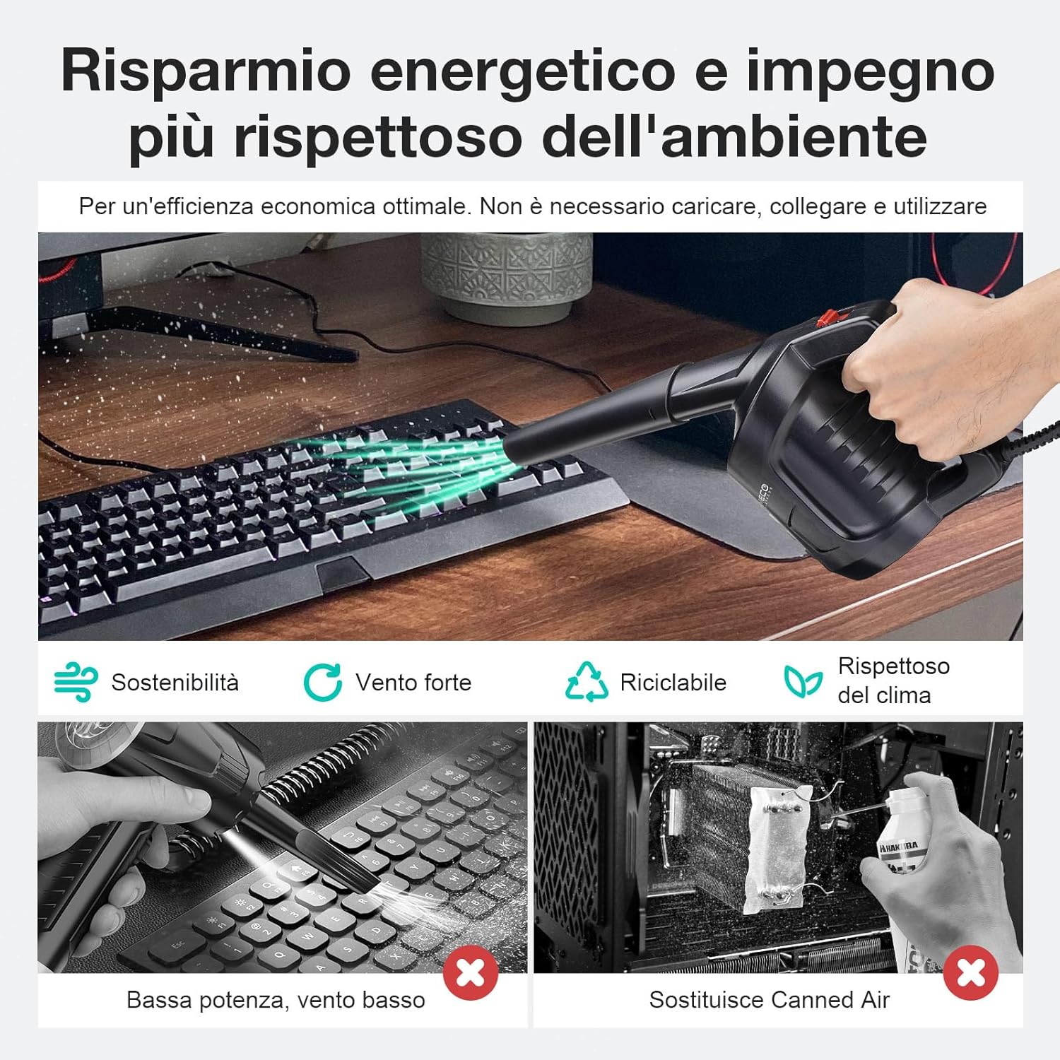 Meco Eleverde Bomboletta Aria Compressa PC - immagine 4