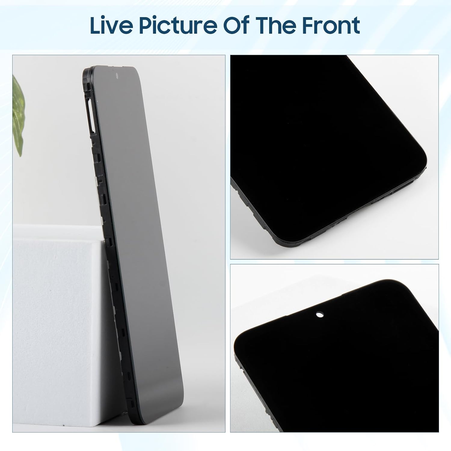 Schermo LCD per Samsung Galaxy A16 5G, Nero con Telaio - immagine 5