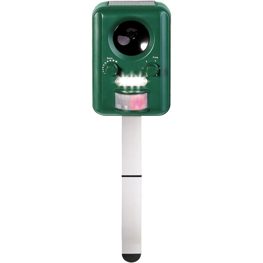 Scacciatore Solare per Animali da Giardino e Orto