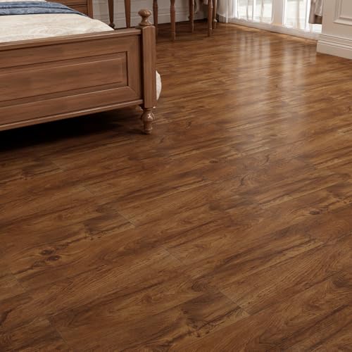 Yenhome Pavimento PVC Adesivo Effetto Legno 90x15cm (35 pz)