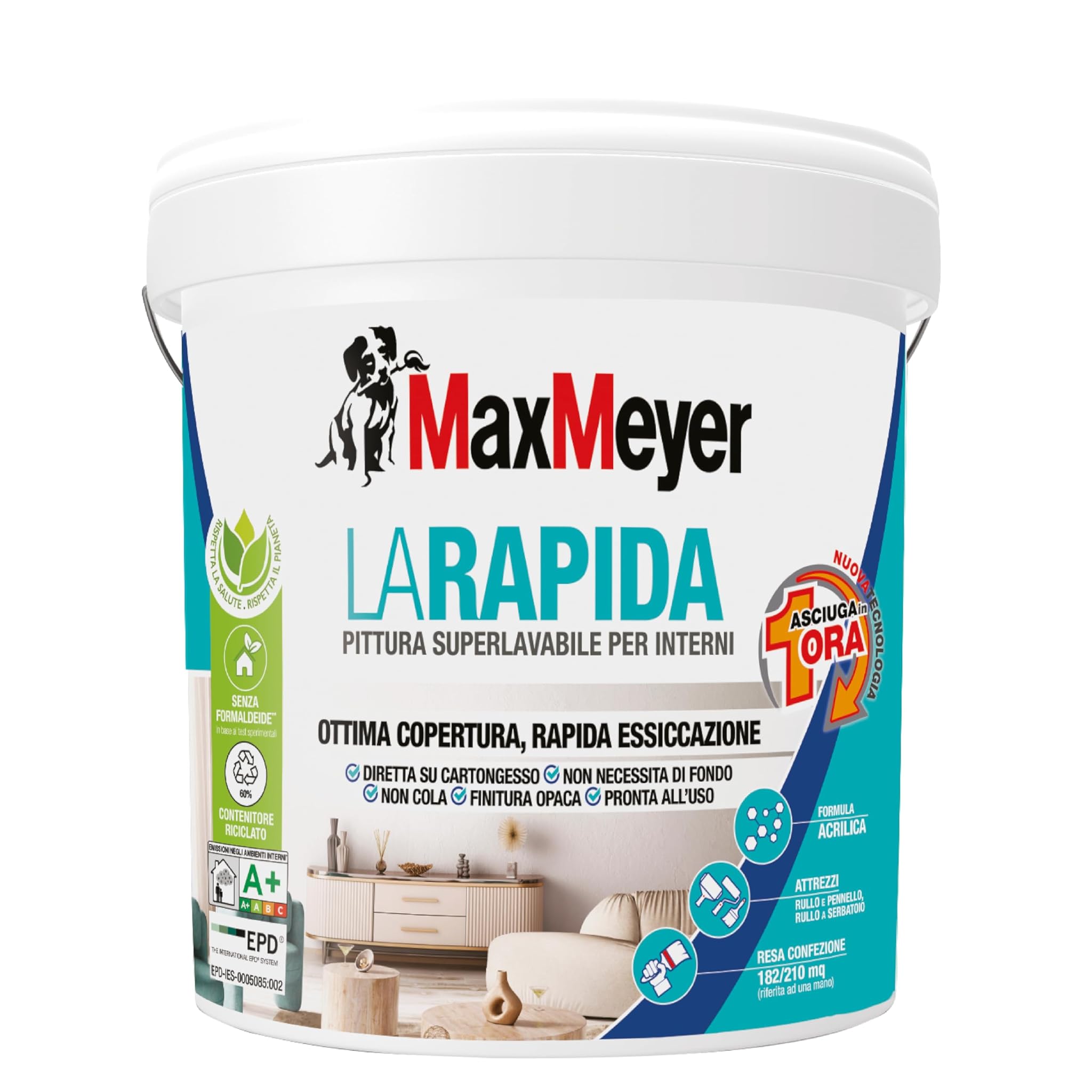 MAXMEYER La Rapida Superlavabile 14 L
