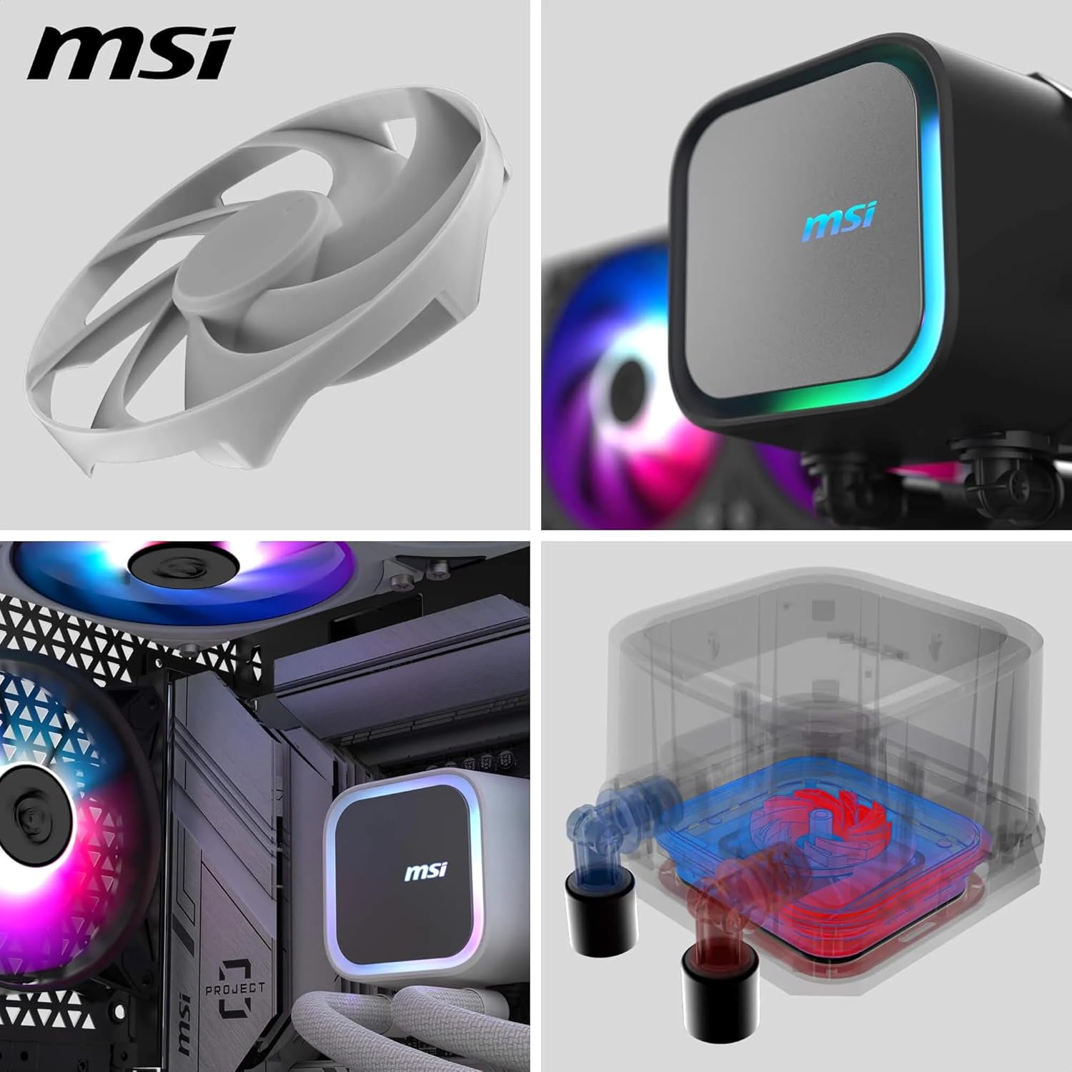Msi MAG CORELIQUID A13 240 AIO CPU Liquid Cooler - immagine 4