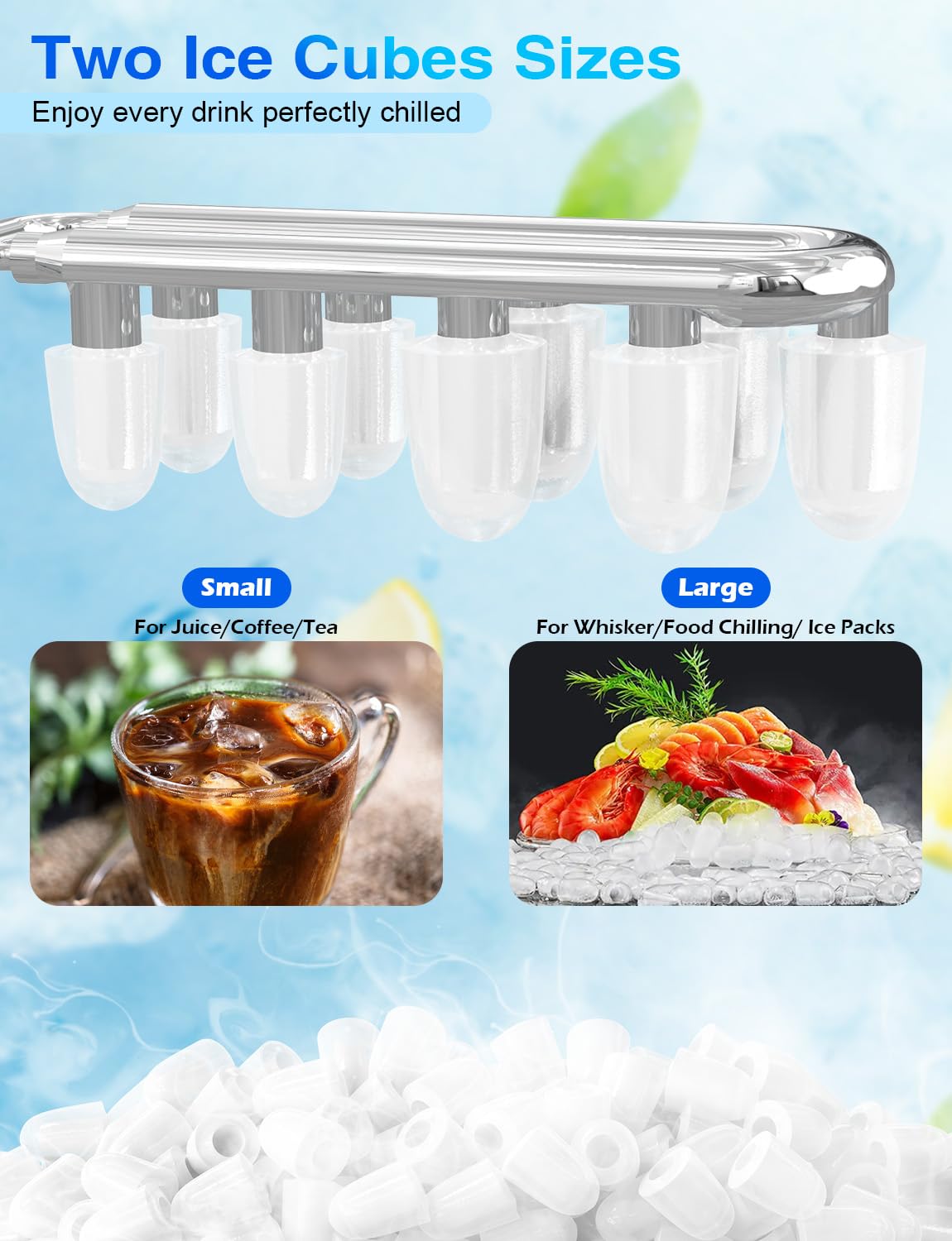 Macchina per Cubetti di Ghiaccio Mini Portatile - immagine 3