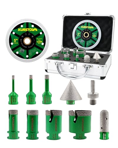 Kurstol Punte Diamantate Gres Porcellanato 11 Pezzi