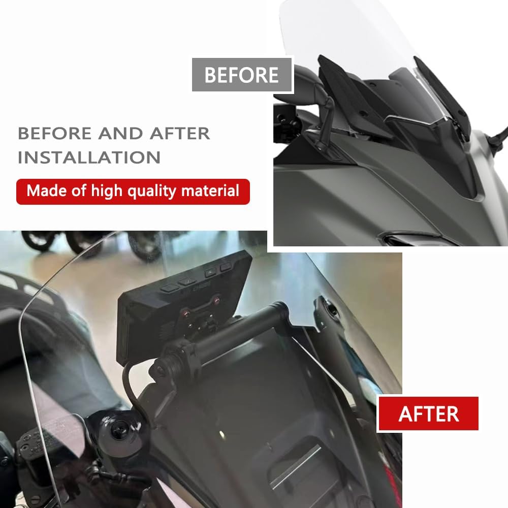 Supporto Estensione Telefono Moto per TMAX 560 2025 - immagine 6