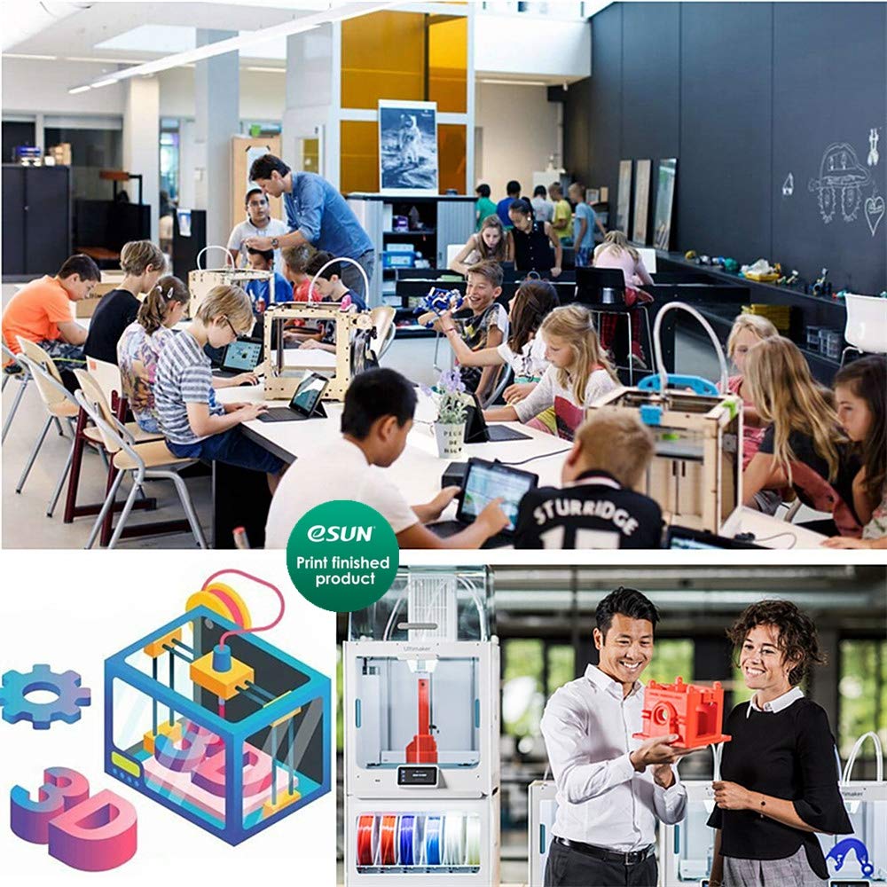 Esun Filamento PLA+ 1.75mm (1kg), Marrone Chiaro - immagine 6