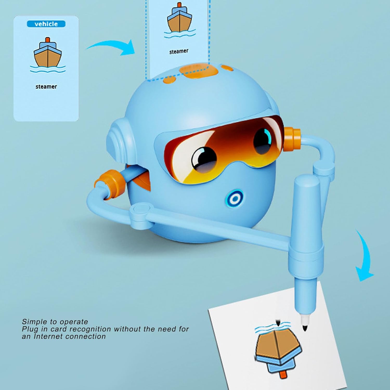 Pongnas Robot Disegno Automatico Educativo Interattivo - immagine 2