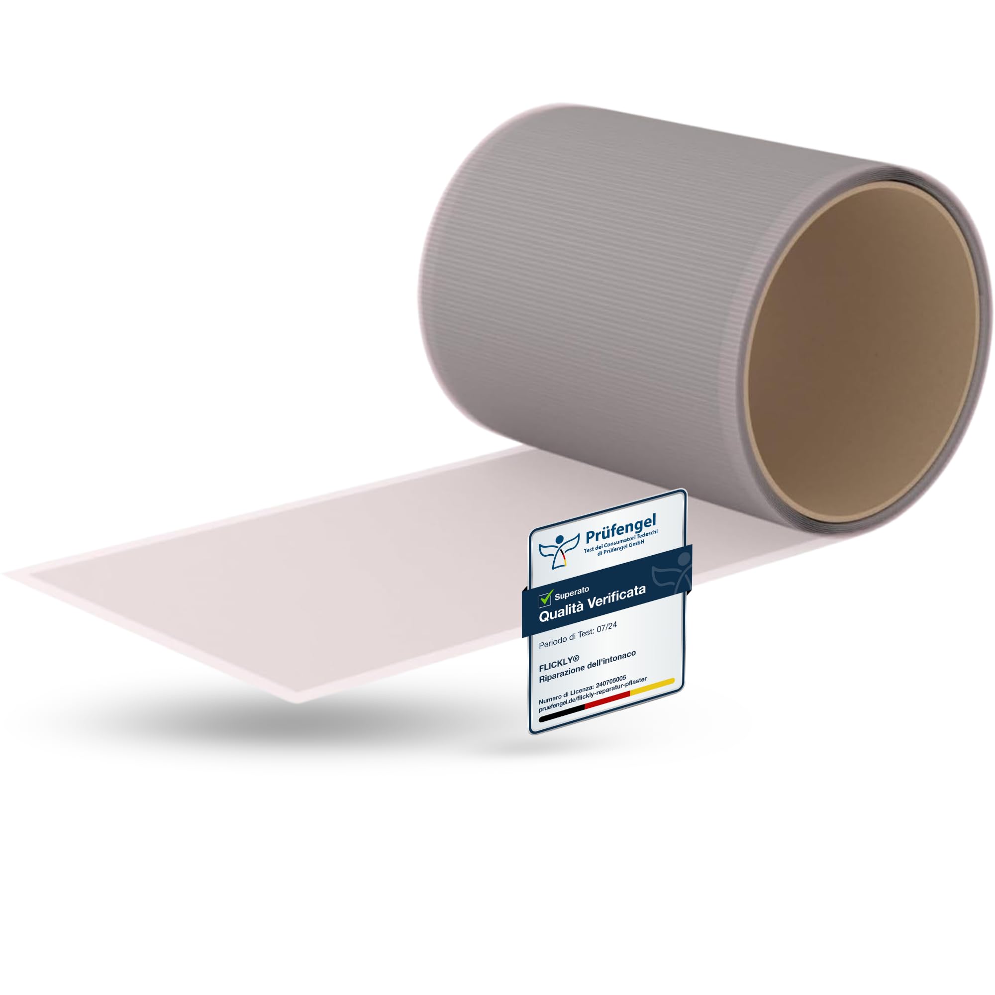 Flickly® Toppe di Riparazione Autoadesive 2,5m x 100mm